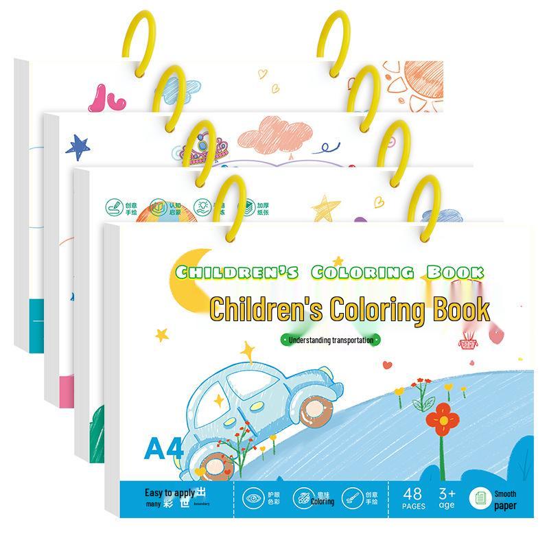Kinder Mal- & Malbuch: Skizzenübung für Kinder ab 3 Jahren
