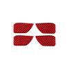 4Pcs Red Carbon Fiber Door Handle Bowl Cover Trim For Honda CR-V 2017-