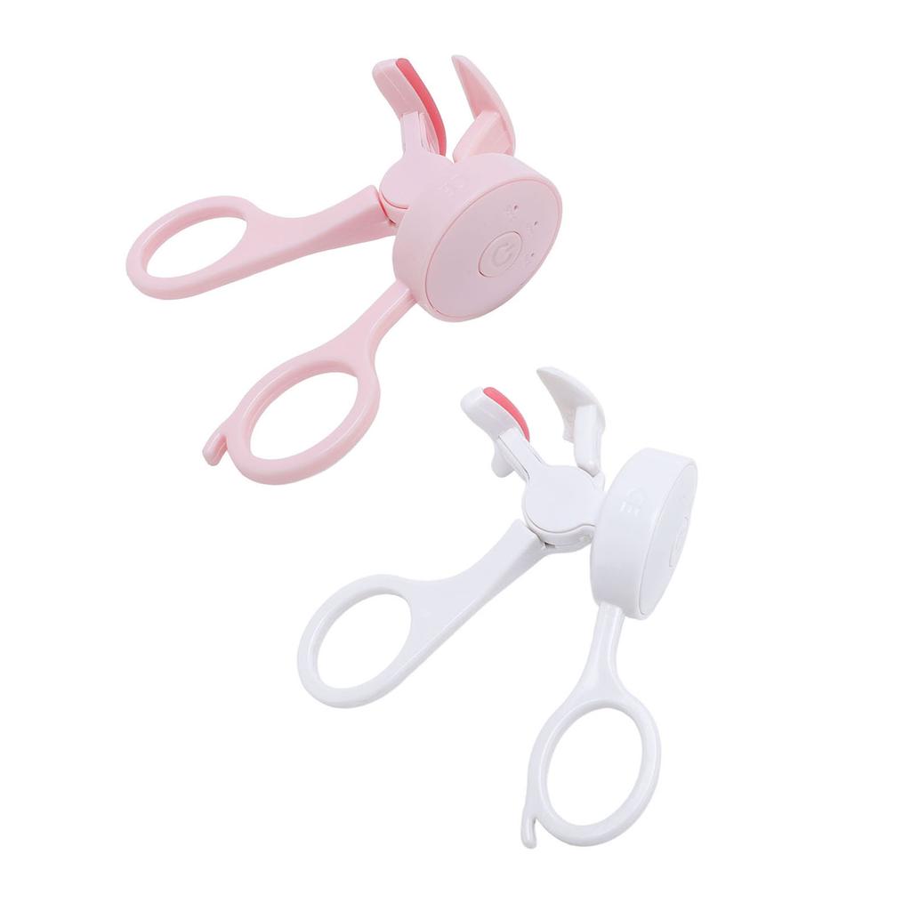 Electric Eyelash Curler Portable Miniature Heated Lash Curler Long Lasting Rechargeable Eyelash Curl