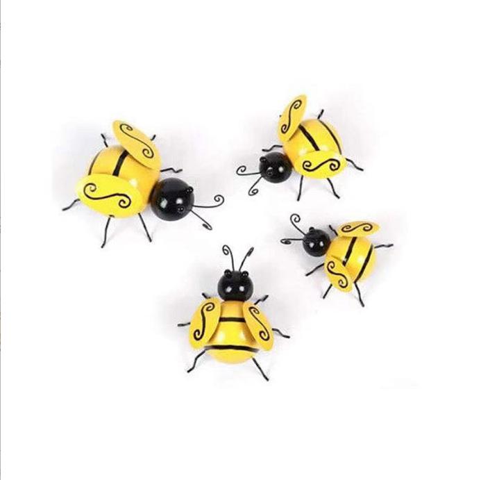 New American Country Wrought Iron Bee Nostalgic Wall Hanging Decoration