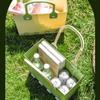 Portable Picnic Basket Bathroom Storage Organizer Waterproof Outdoor Basket Multi-purpose Storage Creative Home Organizer