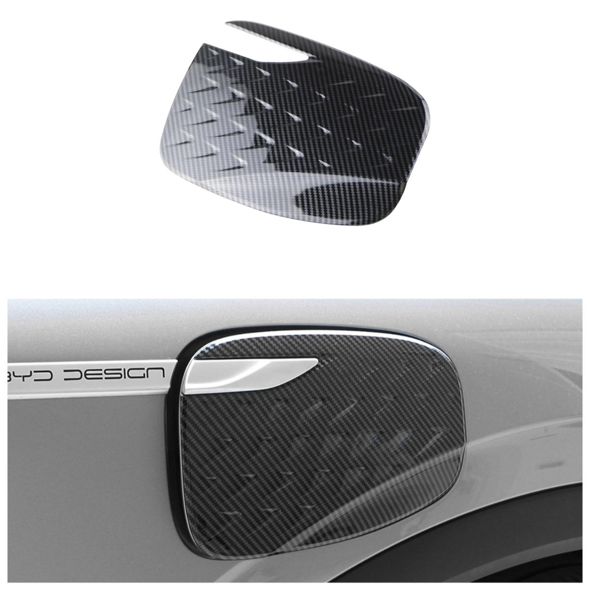 

Imitation Carbon Car Charging Port Decorative Sticker Pattern Fuel Tank Cover Trim for BYD Atto3 Atto 3 2022-2024 Accessories