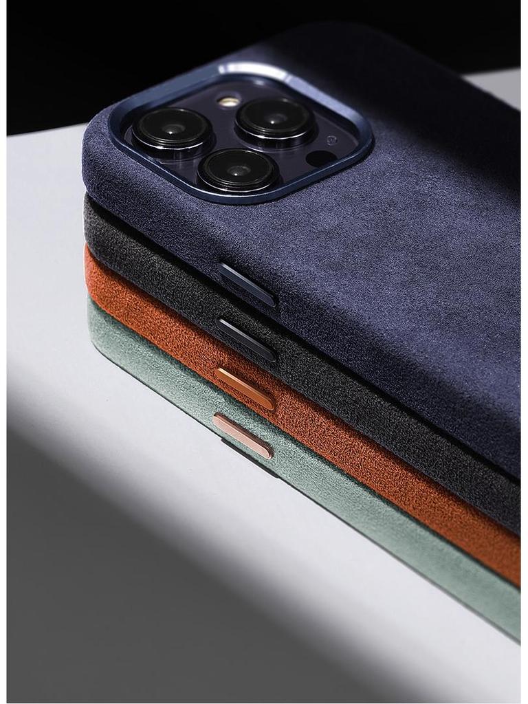 High-Grade Suede Protective Case for Apple iPhone 17 Pro Max, 16 Pro, and 15 Pro