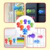 8pcs Textured Sensory Suction Cup Toy For Kids Quiet Tactilely Toy For Stress Relief And Autism Support for Classroom Use