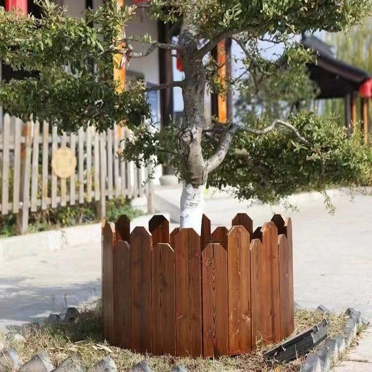 Flexible Garden Arc Wood Fence: Decorative, Anti-Corrosion Courtyard Barrier
