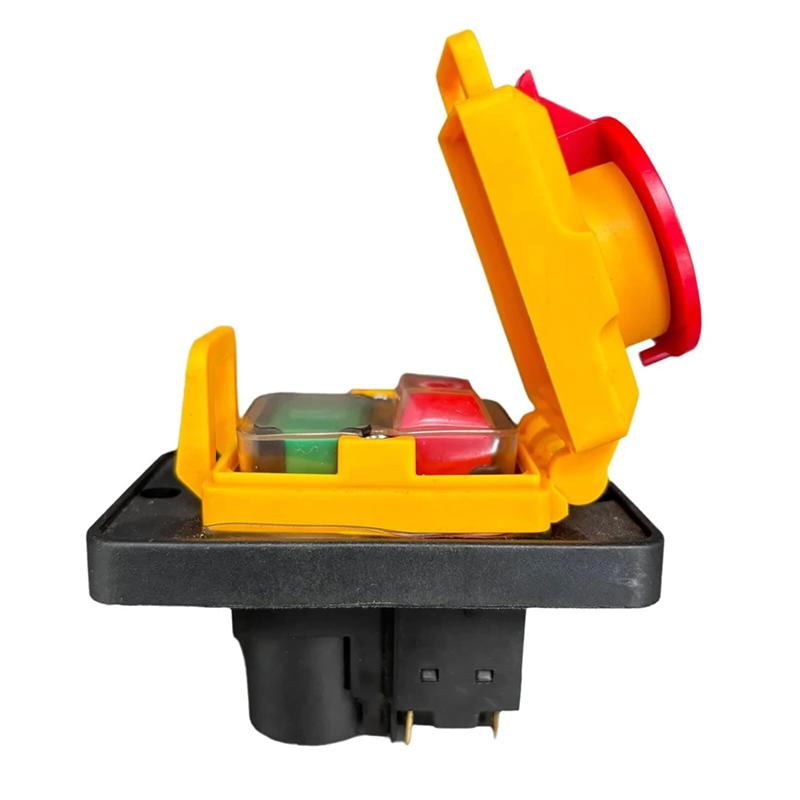 2025 Trend For KJD18 400V 6Pins Waterproof Magnetic Push Button Switches For Vessel Grinding Machine Electrical Supplies