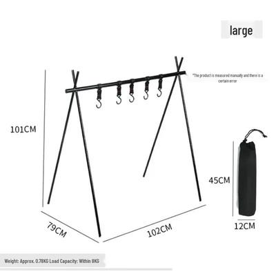 OEING Portable Folding Picnic BBQ Storage Rack