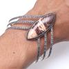 Design Jasper Gemstone Handmade Jewelry Cuff Bracelets 7''Adjustable