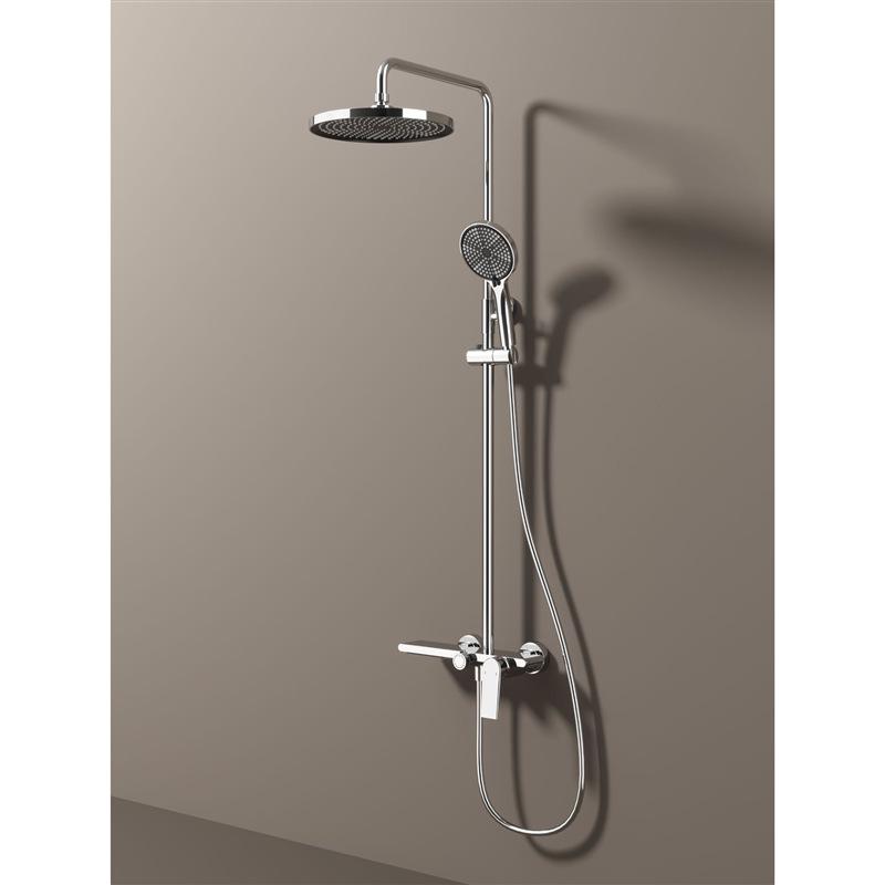 

Dual Temperature Rain Shower Set with Spray Gun & Booster All-Copper Head Standard