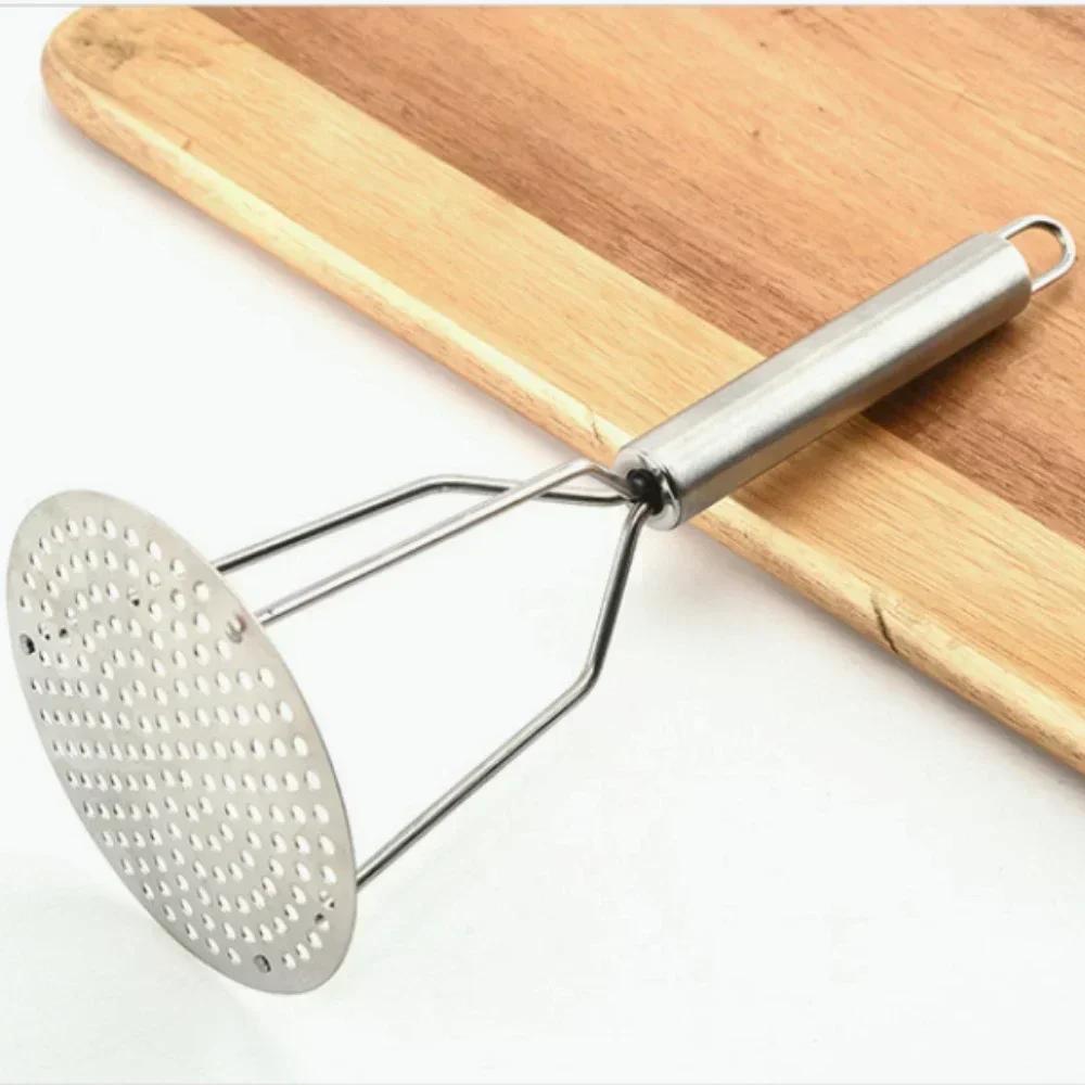 Stainless Steel Potato Masher Crush Vegetable Fruit Press Maker Vegetable Masher  Kitchen Tool Gadget Kitchen Accessories