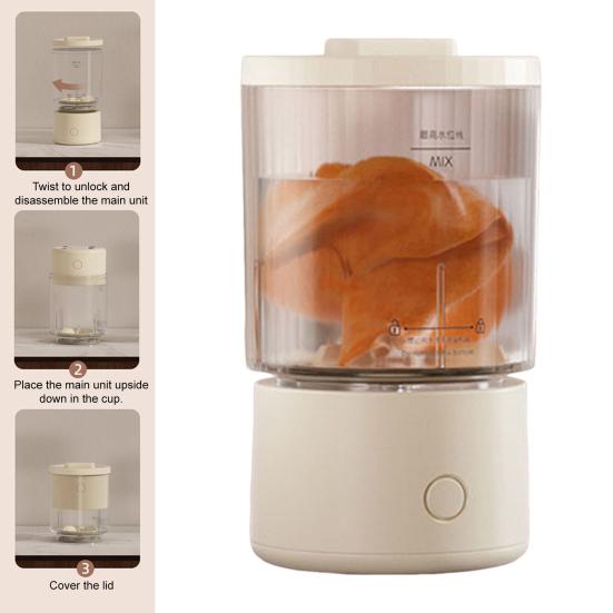 Taşınabilir Turbo Yıkama Kupası Mini Elektrikli Yıkayıcı Çorap İç Çamaşırı İçin Şarj Edilebilir Kolay Kullanım Kompakt Seyahat Yıkayıcı Yurt Ofis İçin