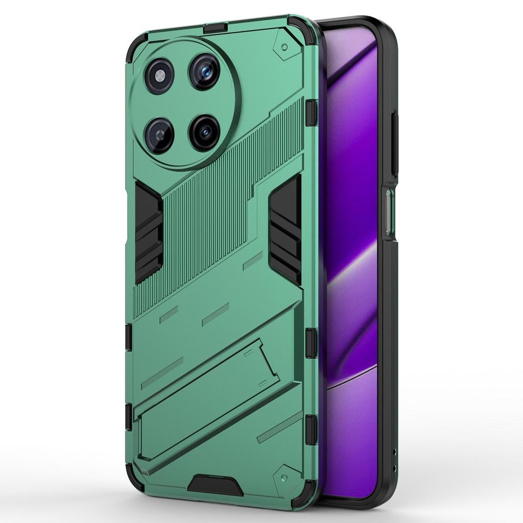 For Realme 11 4G (159.9x73.3x7.95mm) Kickstand Case TPU+PC Phone Cover