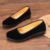 New Flat-bottomed Black Single Shoes, Dance Shoes, Shallow-mouth Breathable Shoes