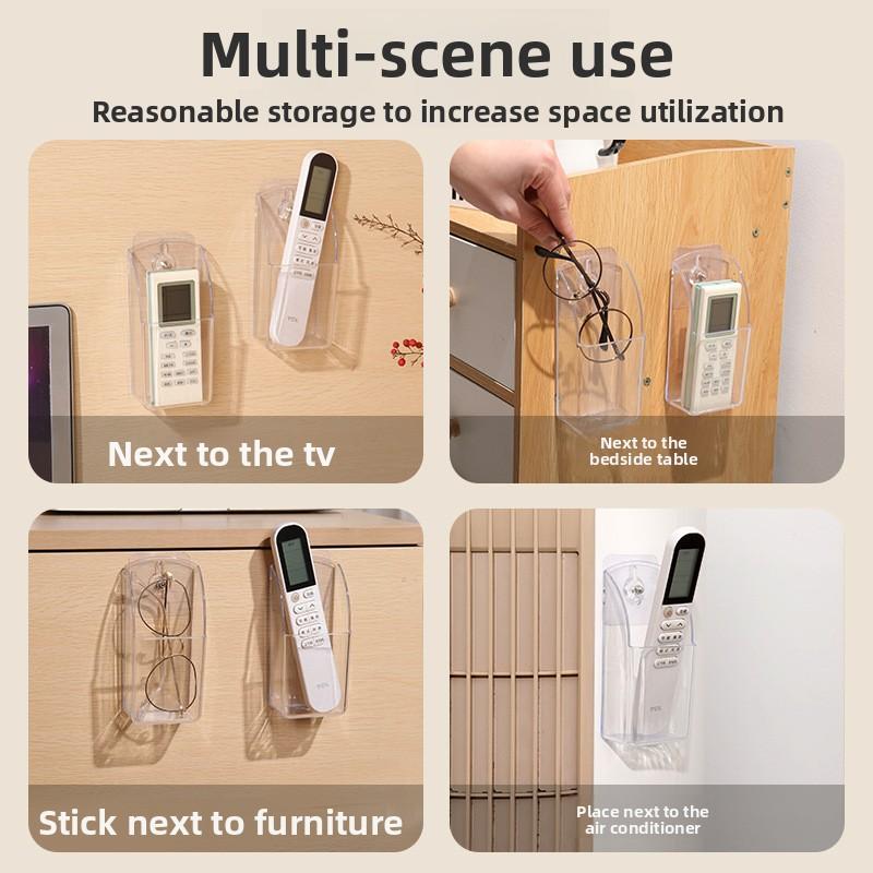 Cutie Acrilică de Depozitare Telecomenzi Montată pe Perete Design Modern Simplu