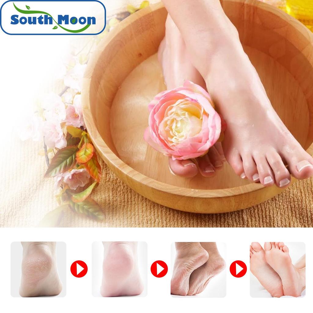 South Moon Ginger Foot Bath Pack: Promotes Lymphatic Drainage, Cleanses and Relaxes the Body, and Relieves Leg Swelling. 10 Pieces.