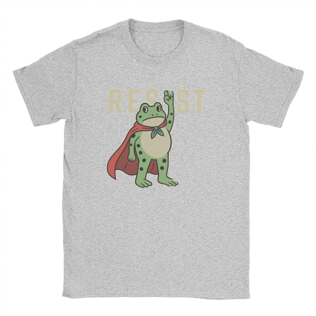 Men's Portland Frog Resist T Shirts  100% Cotton Tops Crazy Short Sleeve Round Collar Tees Gift Idea T-Shirt