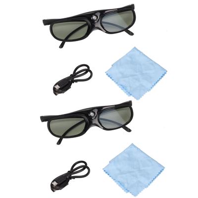 2 pezzi 144Hz 3D occhiali attivi DLP LinK LCD Lens 3D occhiali per 3D DLP Orojectors
