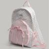 Patchwork Contrast Color Dot Bow Backpack Woman Kawaii Cute Y2K Aesthetic Sweet Schoolbag Ladies High Capacity Chic Mochila 2025
