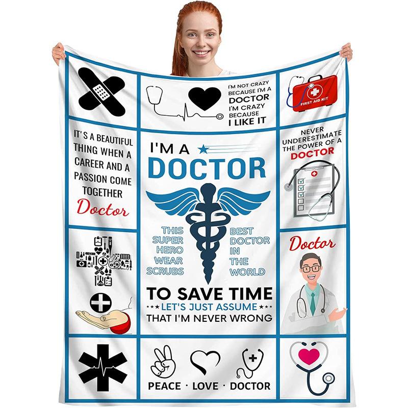 Programmer Graduation Season digitalprinted polyester Bedroom velvet flannel soft sofa cover blanket Fleece soft sofa cover