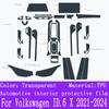 For Volkswagen ID.6 X -2024 Car Gearbox Panel Film Dashboard Protective Sticker Interior Screen Anti-Scratch Accessories