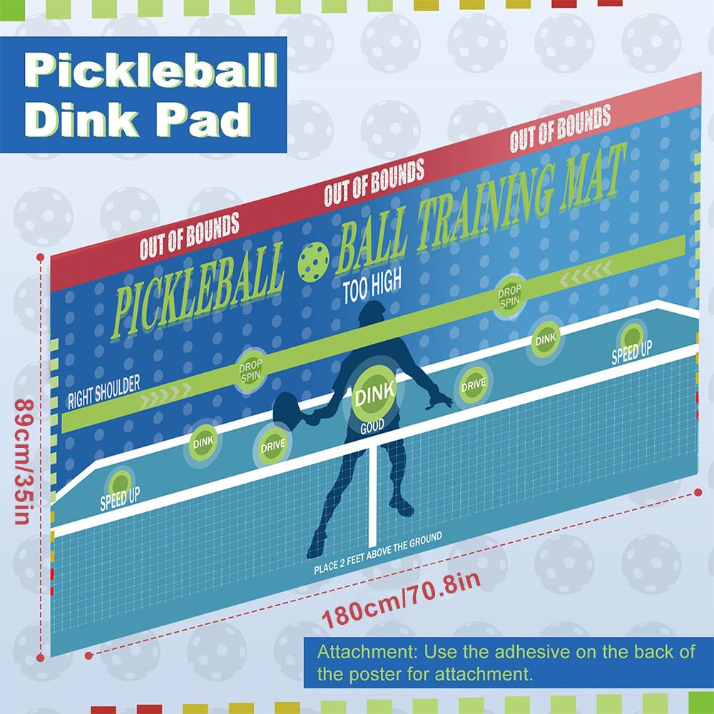 Pickleball Practice Board Pickleball Rebounder Training Aid Pickleball Dink Wall Pad for Outdoor & Indoor Court Use
