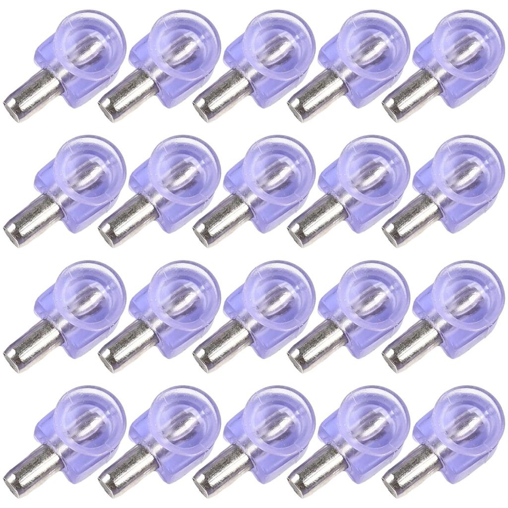 23x13mm Shelf Support Pegs Iron And Rubber Secure Hold