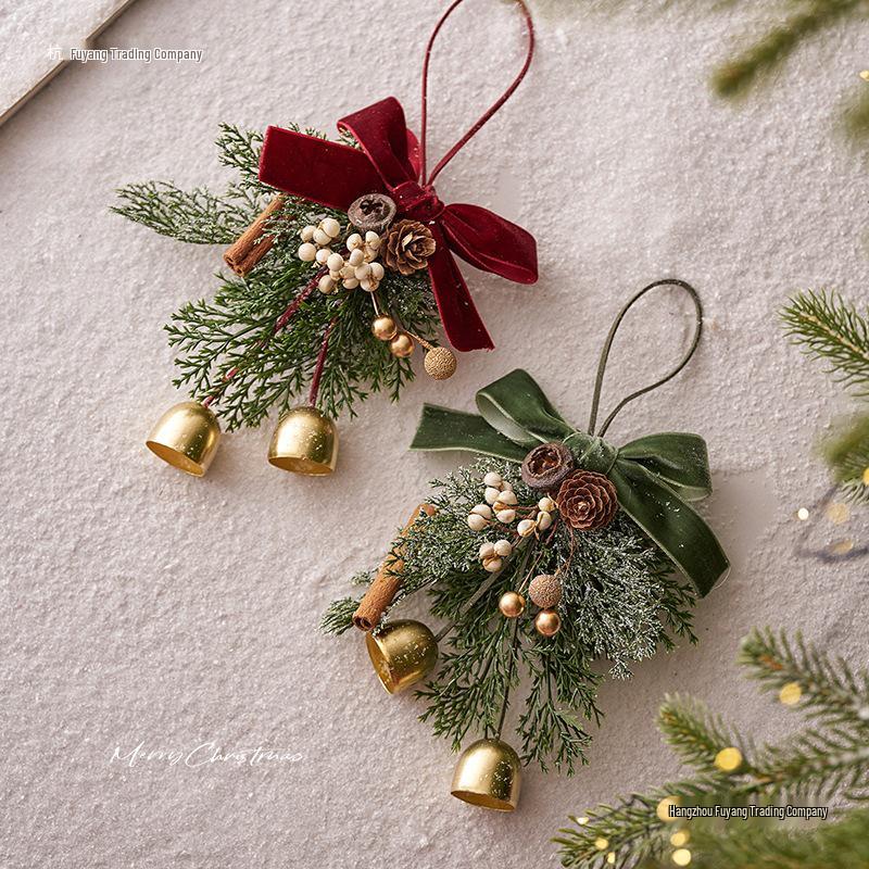 Christmas & New Year Festive Ornaments: Bells, Wreaths, Tree Decor & Spring Festival Pendants