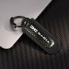 For Dacia Logan Sandero Duster Lodgy Spring Jogger Solenza Renault Dokker Stepway Carbon Fiber Car Keyring Keychain Gift Pendant