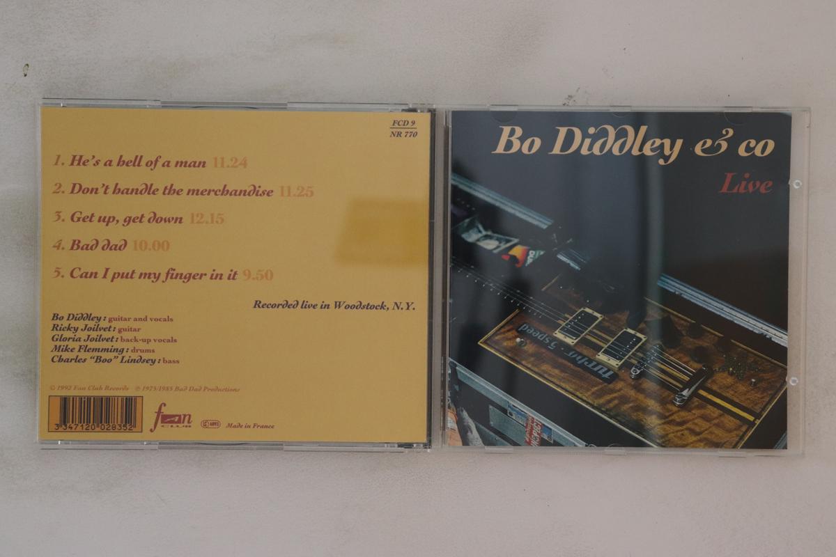 

CD BO DIDDLEY - Bo Diddley & Co, Live FCD9 Fan Club 1985 France Rock Used