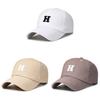 R Letter Embroidered Baseball Cap Outdoor Sunshade Breathable Duckbill Hats