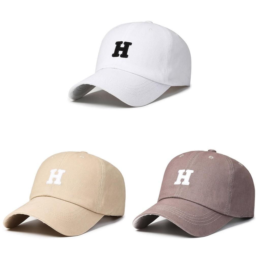 R Letter Embroidered Baseball Cap Outdoor Sunshade Breathable Duckbill Hats