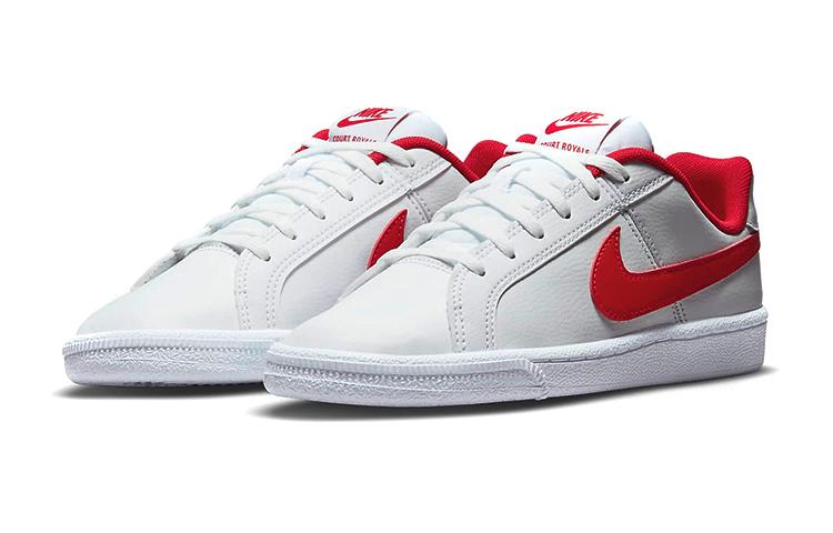 Nike Sneakersy Court Royale Niskie Białe/Czerwone GS 833535-101