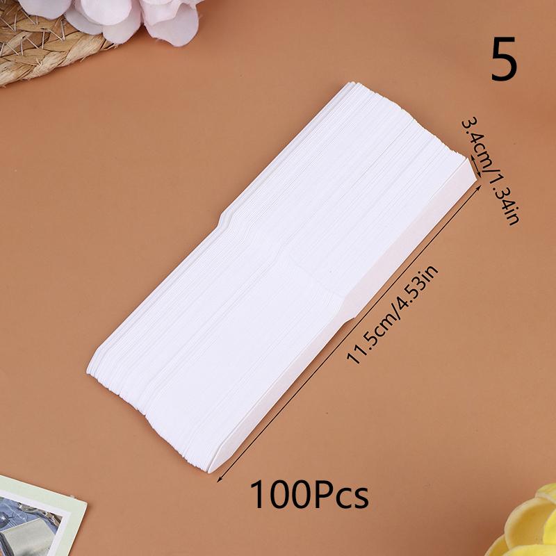 30/100Pcs Testing Aromatherapy Fragrance Various Shape Cotton Absorbent Perfume Essential Oils Test Tester Paper Strips Paper