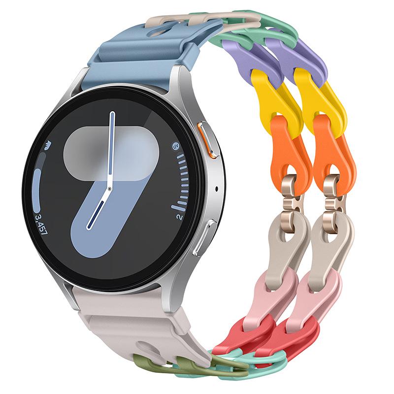 Fashion Hollow Silicone Strap for Samsung Watch7 & Huawei GT3 Pro