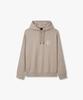 Armani Exchange Men'S Embroidered Logo Stretch Hoodie Sweatshirt_Beige A414331016