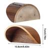Cowboy Hat Rack For Wall Wooden Hat Display Holder Wood Western Caps Hanger Storage Organizer Wall-Mounted For Home Deco