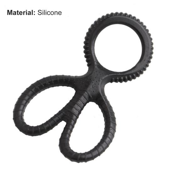 Dildo Ring Super Elastic Compact User-friendly Useful Penis Corrector Lock Ring for Sex