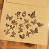 LZ16 Luxus Metall Schmetterling Zirkon Nagel Schmuck