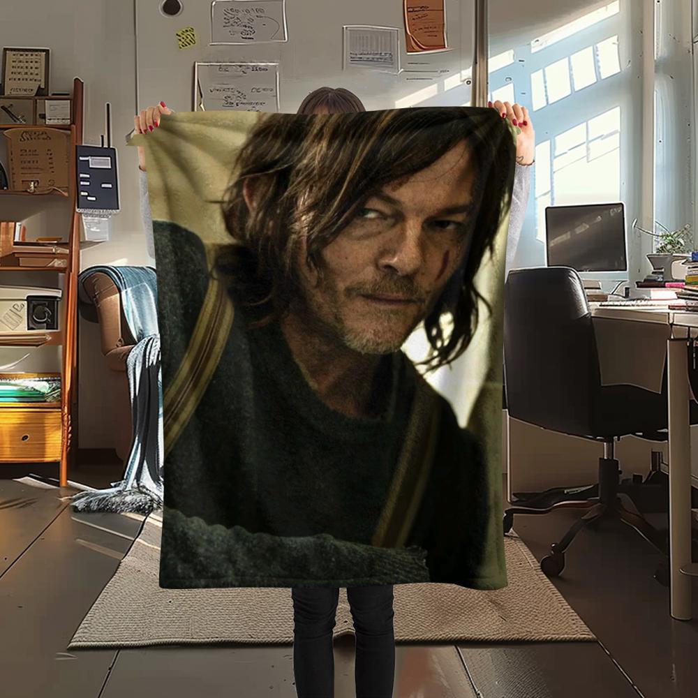 1PC THE WALKING DEAD Print Flannel Blanket, High quality Comfortable for All Seasons, Home Decor, Warmth and Comfort, Perfect for Christmas Gifts214