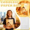 10PC Cordless Kraft Paper Bag Packaging Bag Storage Gift Bag Environmentally Friendly Material Customized