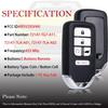 MechanMagic Key Fob Remote Replacement Fits for Honda Civic 2018-/CR-V 2017-/Pilot 2016- KR5V2X(V44) Smart Proximity Keyless Entry Remote Control 47