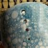 Ciotola Spogliaerbe per Erbe in Ceramica Tazza Spelafoglie per Erbe Fatta a Mano con Diverse Dimensioni di Fori Rotondi Strumenti Efficienti per Rimuovere le Foglie
