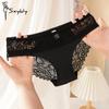 Sexy Lace Low Waist Panties Without Trace Transparent Hollow Out Women's Panties