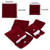 Dust Protect Portable Soft Velvet Gift Jewelry Bag Snap Button Packaging Bag Necklace Earrings Bracelet Ring Storage Pouch