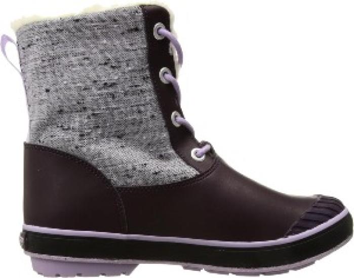 KEEN ELSA L BOOT WP Kids Waterproof Winter Boots (PLUM/LILAC PASTEL, 18.5 Cm, Footwear)