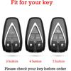 Leather Metal Car Key Fob Cover Case Fit for Changan CS35PLUS CS55PLUS CS75PLUS CS75 Eado UNI-T UNIK Oushang X5 X7 EV 2022 2023 Keychain Key Shell