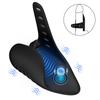 Penis Stimulator Training Vibrator with 10 Vibration and Pulsation Patterns, Male Penis Ring with Adjustable Buckle Male Touch Male Sex Toys