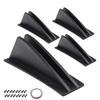 Rear Bumper Spoiler,Rear Bumper Lip ,4 Car Shaker Fin Wing Spoiler | Rear Bumper