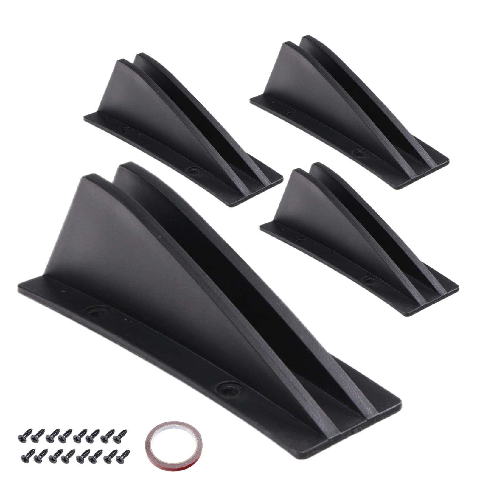 

Rear Bumper Lip , Car Rear | New Car Double Spoiler Rear Spoiler Please refer to the description чёрный