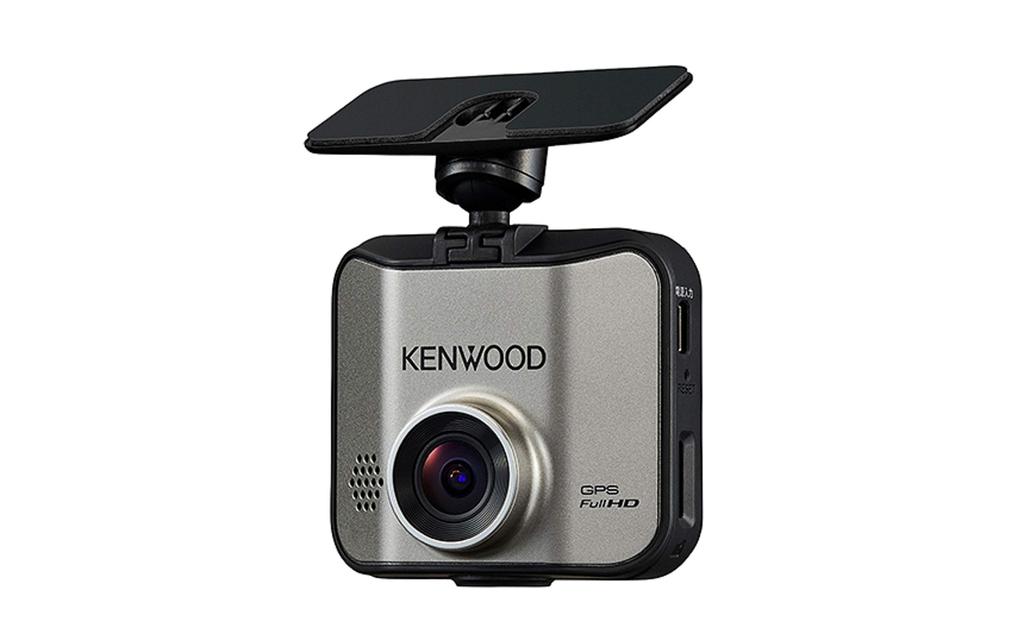 KENWOOD DRV-350-S Dashcam, Silver, Standard Type with Wide and Bright F1.8 Lens, High Functionality